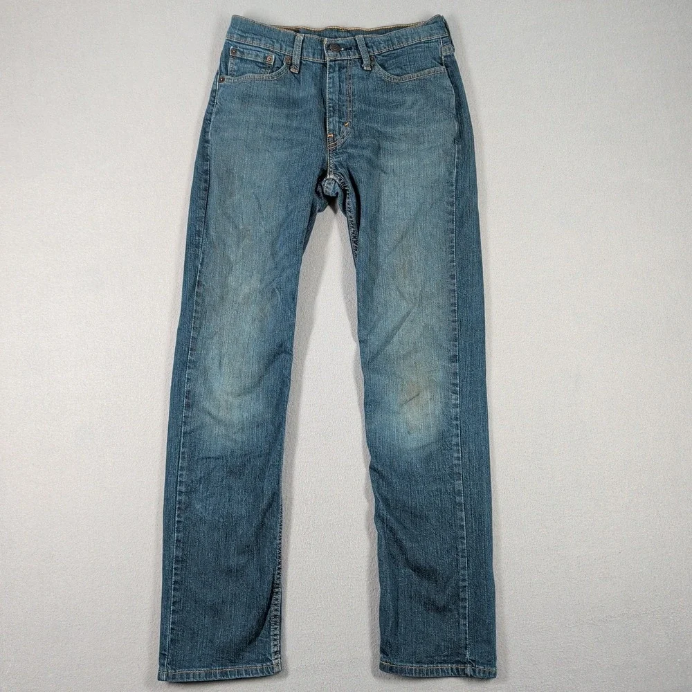 Levi's 514 Jeans Mens‎ 29x32 Blue Straight Leg Denim Pants
